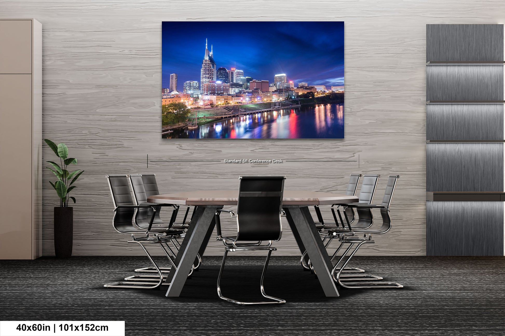 a picture of a city at night taken from across the river