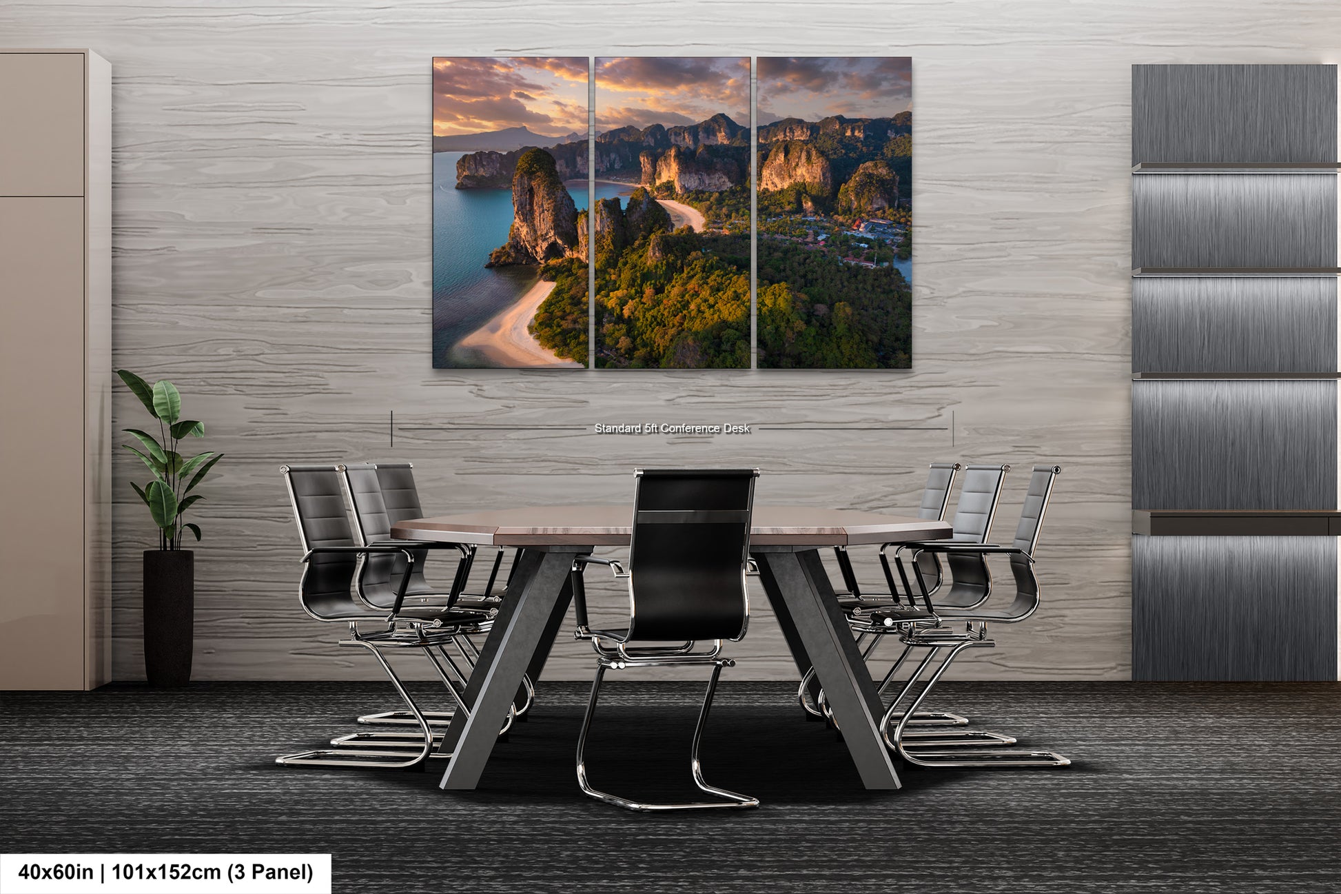 a dining room with a table and chairs