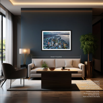 a living room with a couch and a table