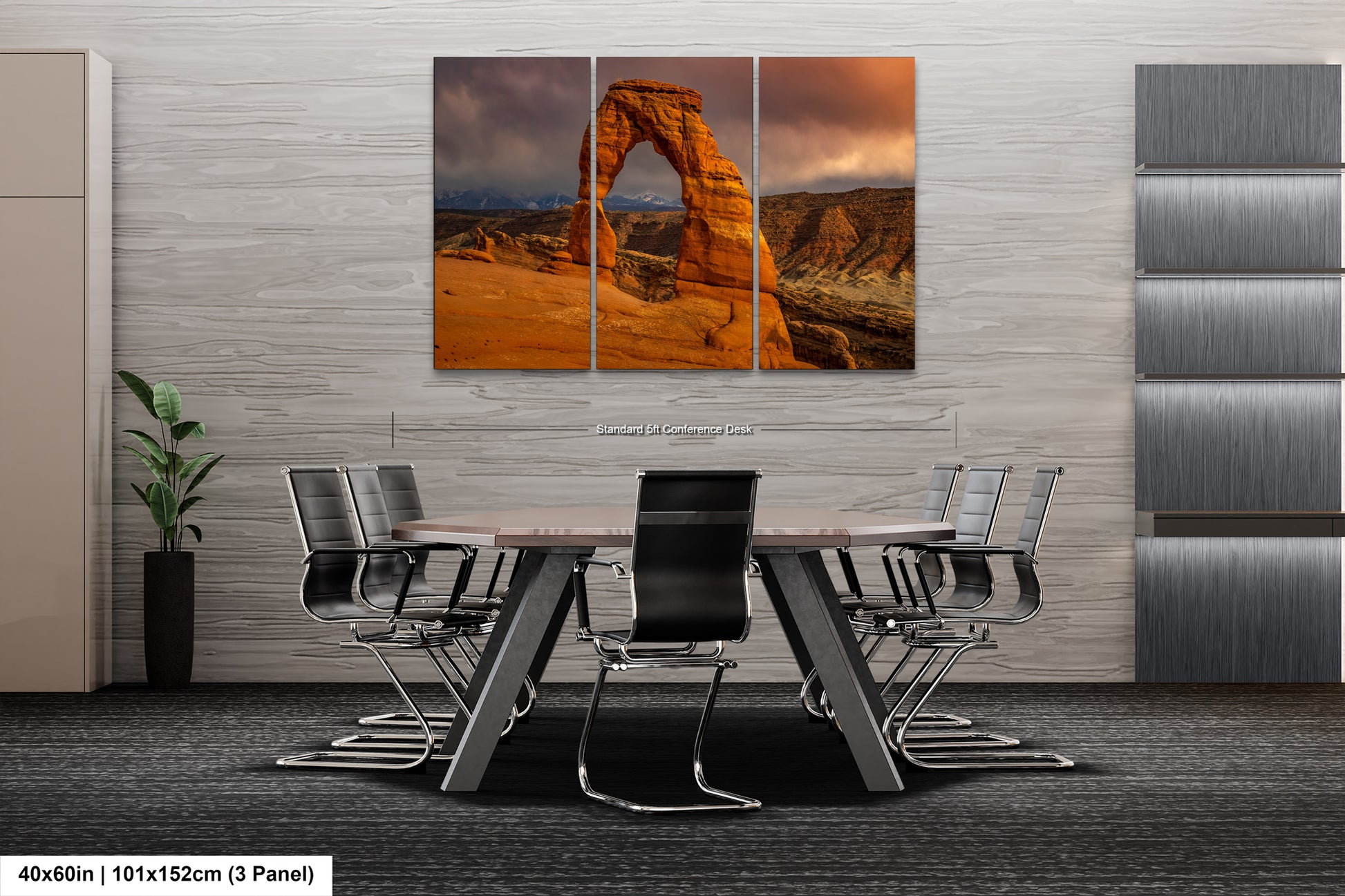a dining room with a table and chairs