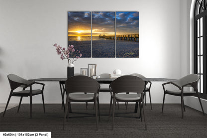 a dining room with a table and chairs