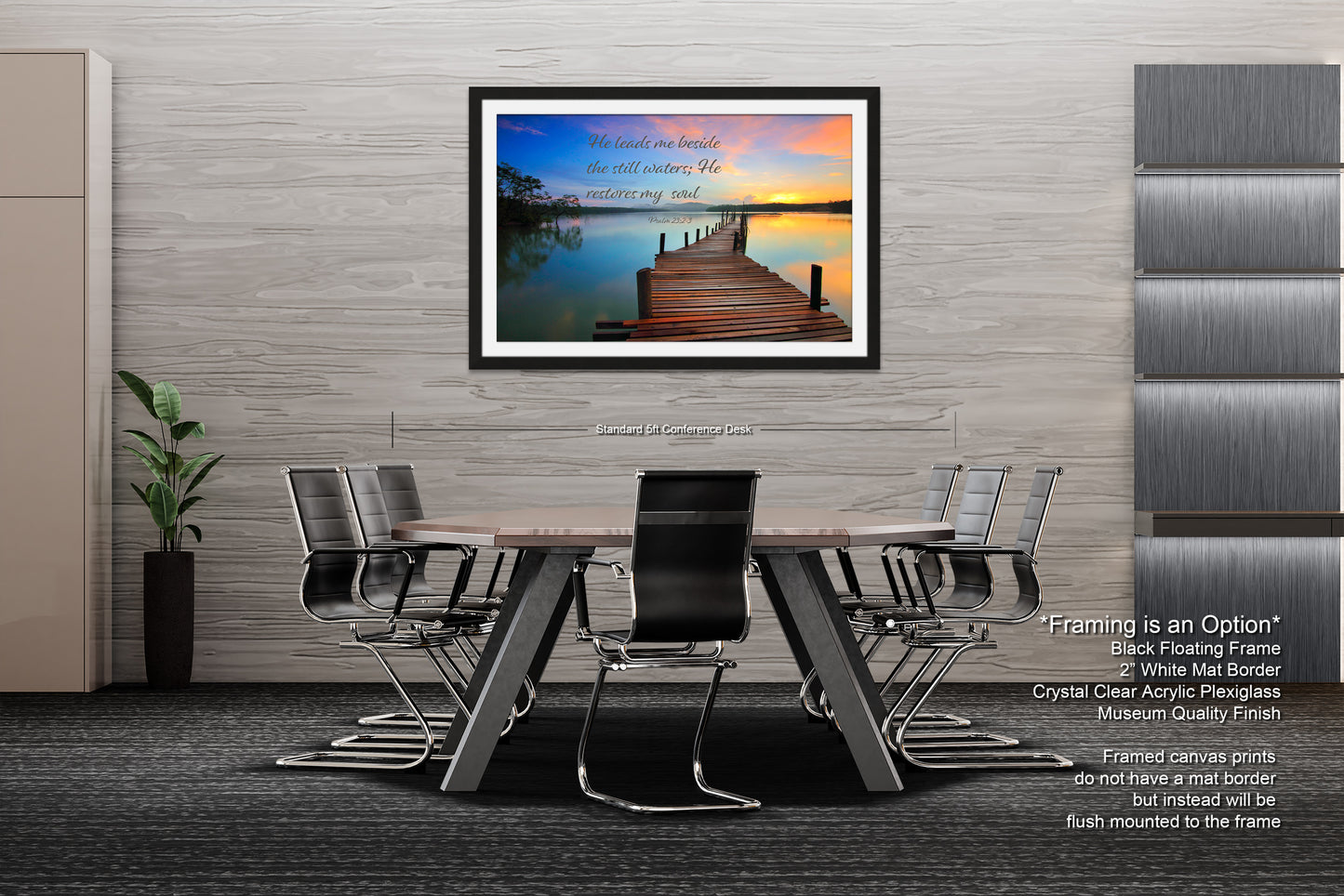 a picture of a table and chairs in a room