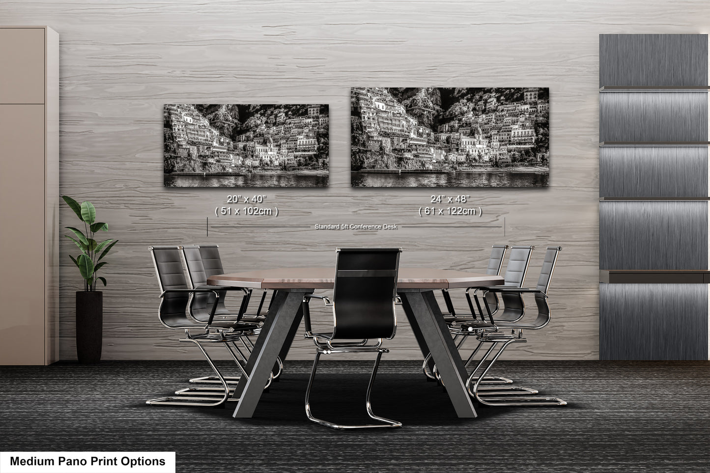a dining room with a table and chairs