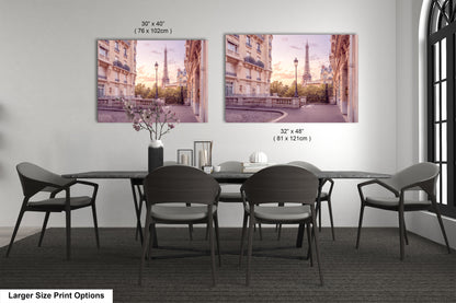 a dining room with a table and chairs