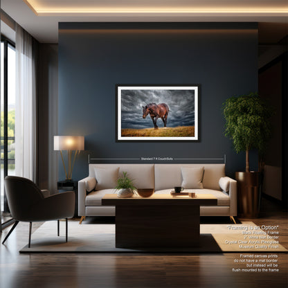a living room filled with furniture and a painting on the wall