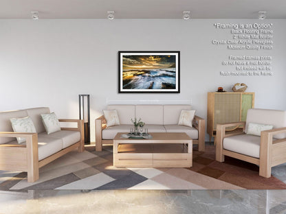 a living room with two couches and a coffee table