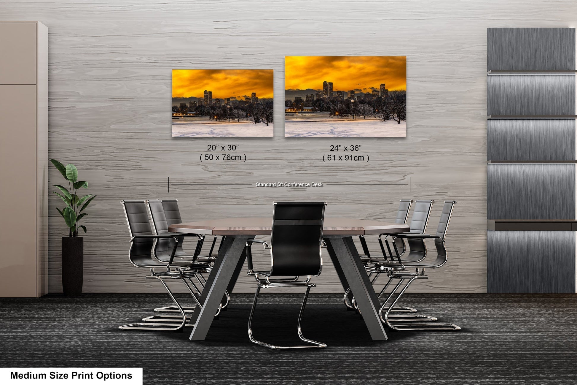 a dining room with a table and chairs