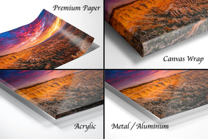 a series of four images showing different layers of a painting