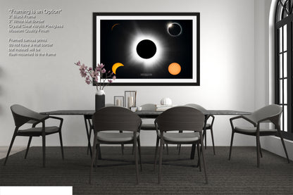 a picture of a dining room with a table and chairs
