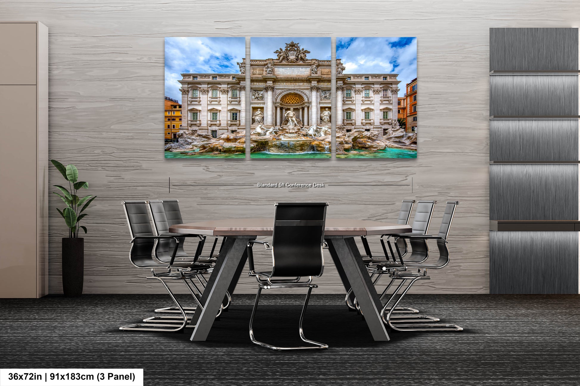 a dining room with a table and chairs