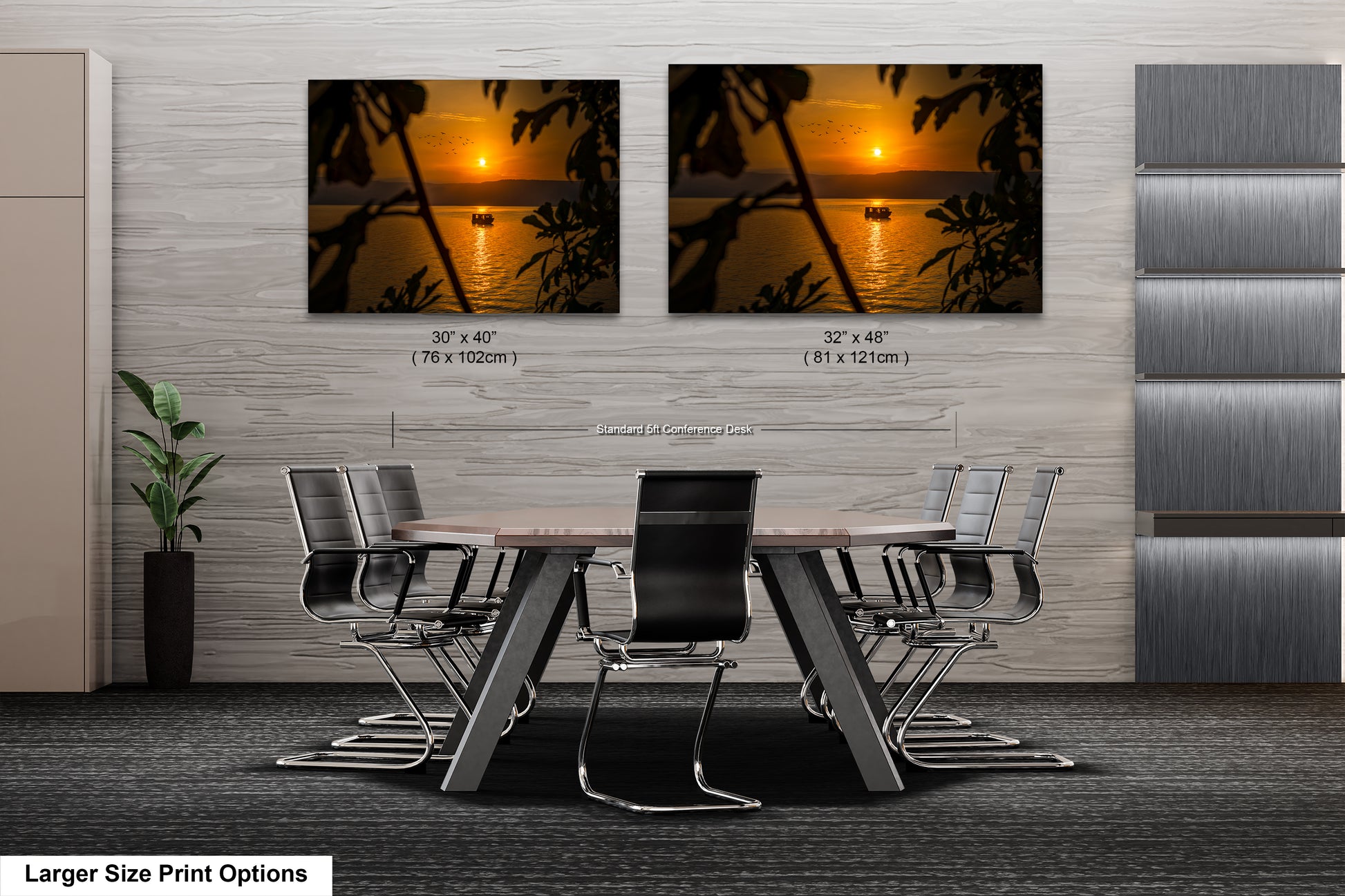 a dining room with a table and chairs
