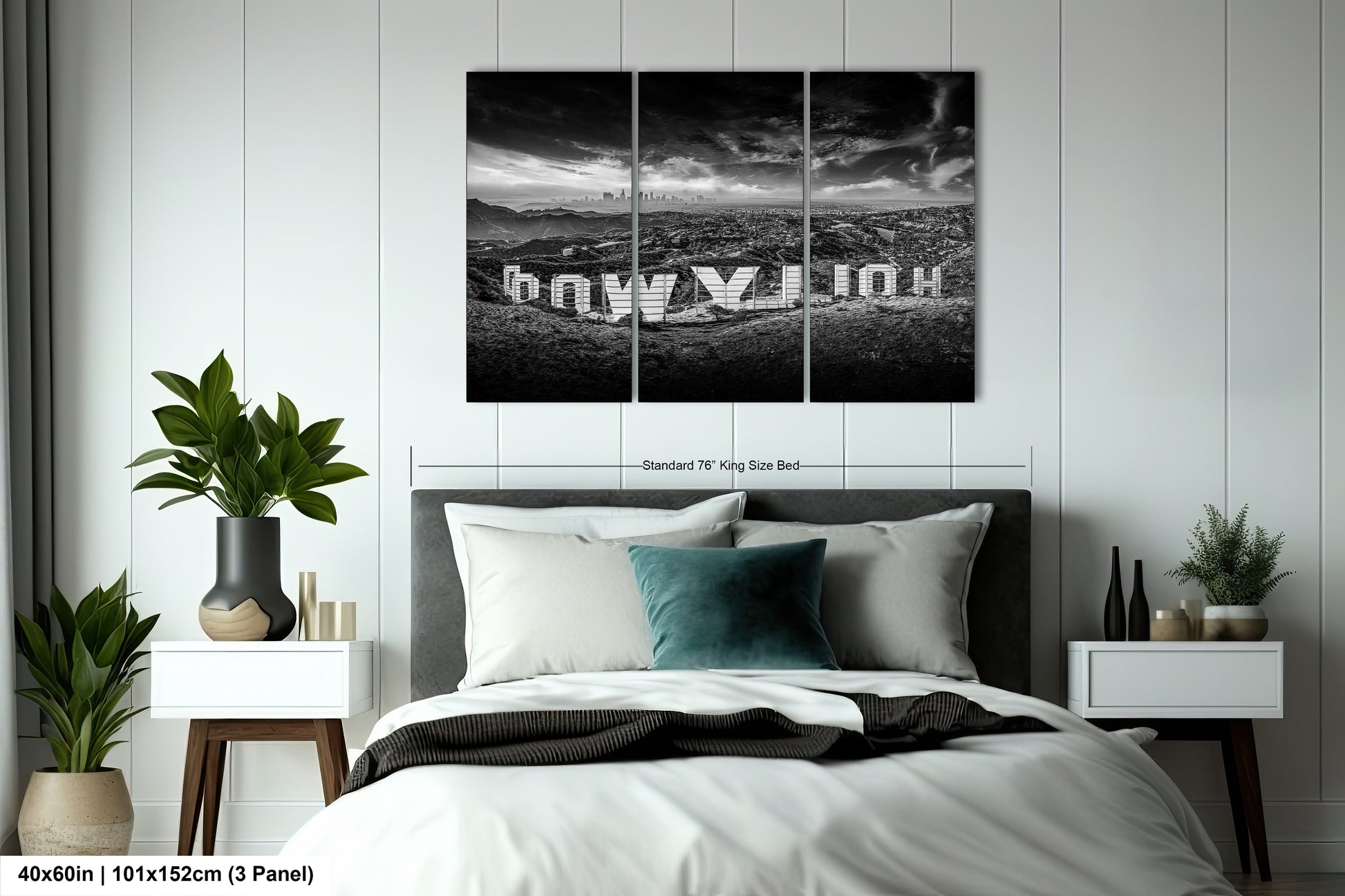 a black and white photo of a bedroom