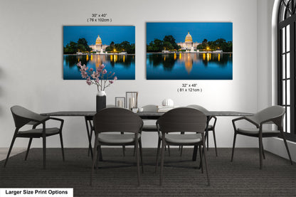 a dining room with a table and chairs