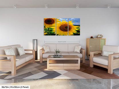 a living room filled with furniture and a painting on the wall