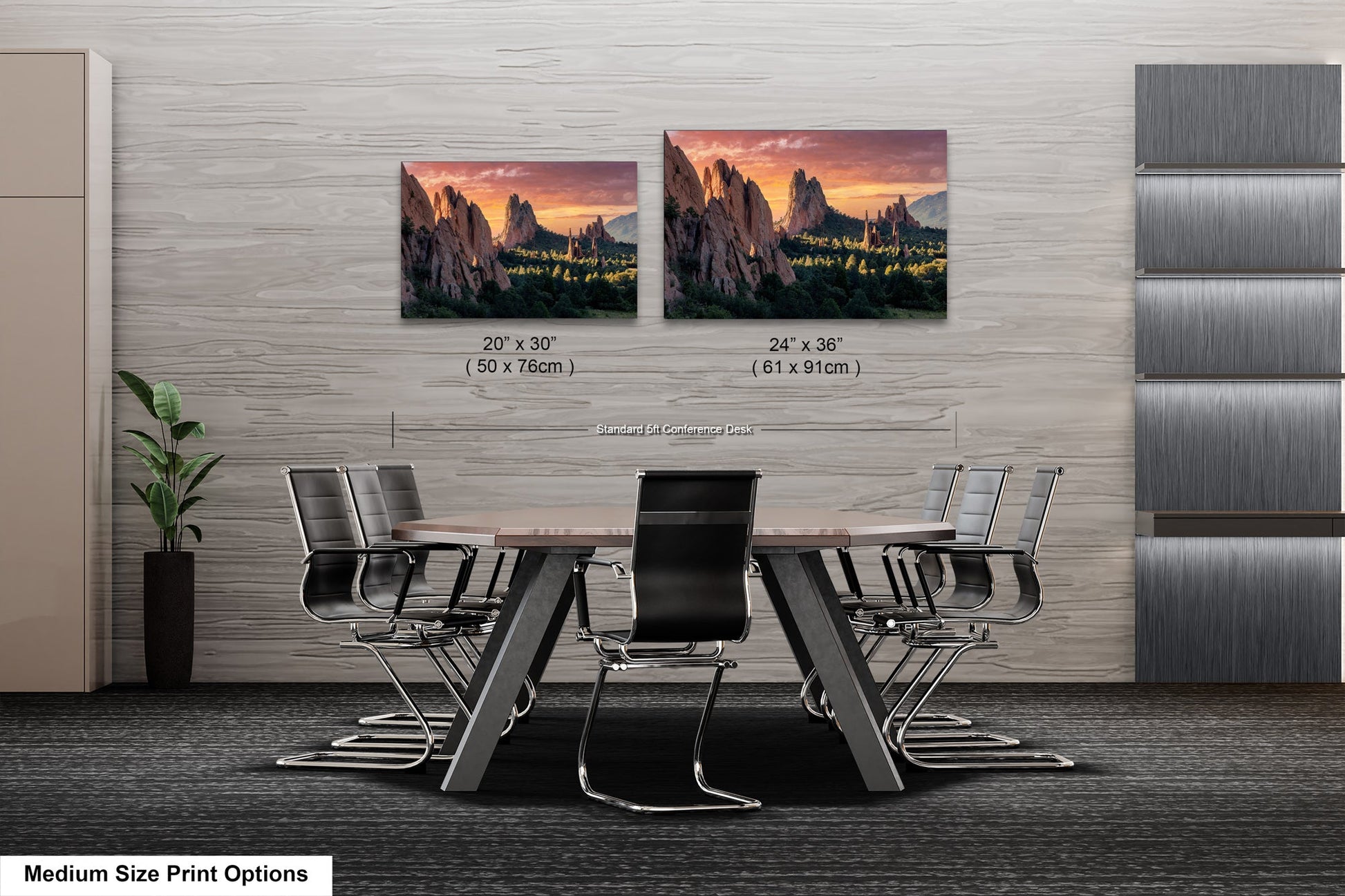 a dining room with a table and chairs