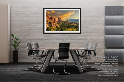 a dining room with a table and chairs