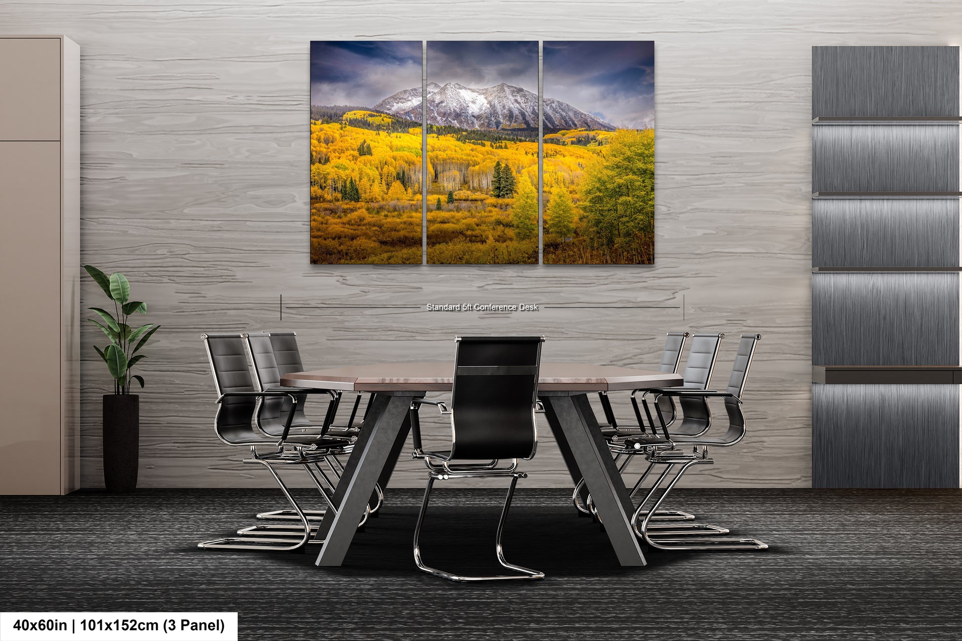 a dining room with a table and chairs