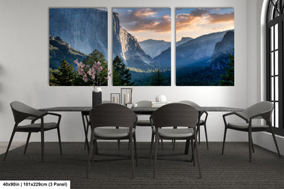 a dining room with a table and chairs
