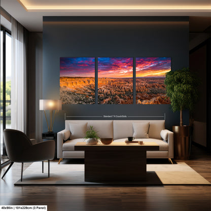 a living room filled with furniture and a painting on the wall
