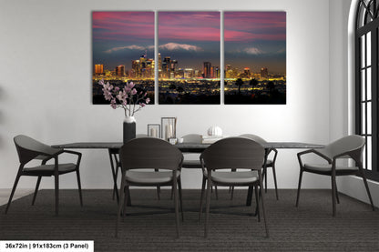 a dining room with a table and chairs