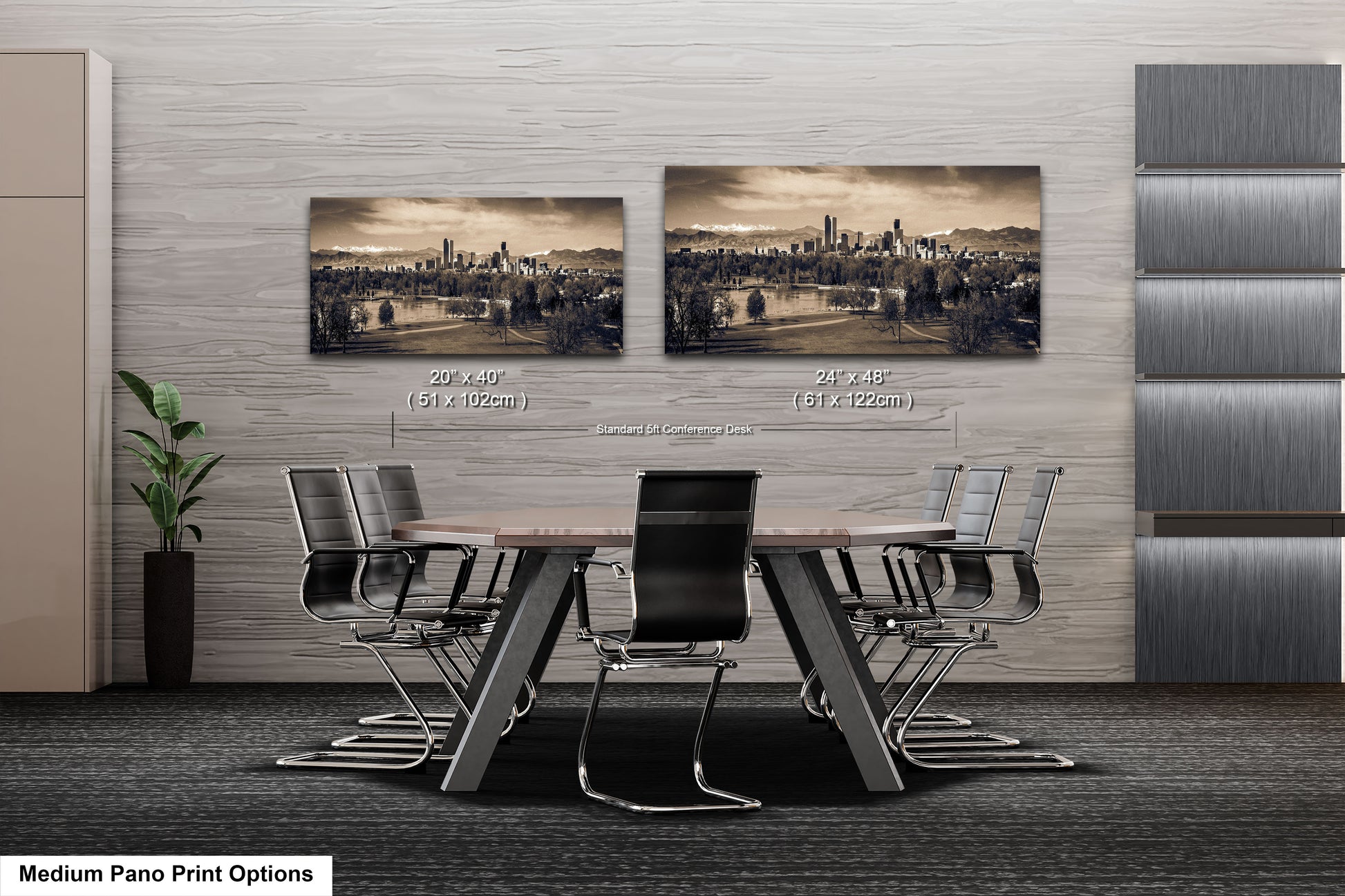 a dining room with a table and chairs