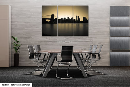 a dining room with a table and chairs
