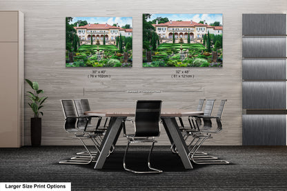 a dining room with a table and chairs