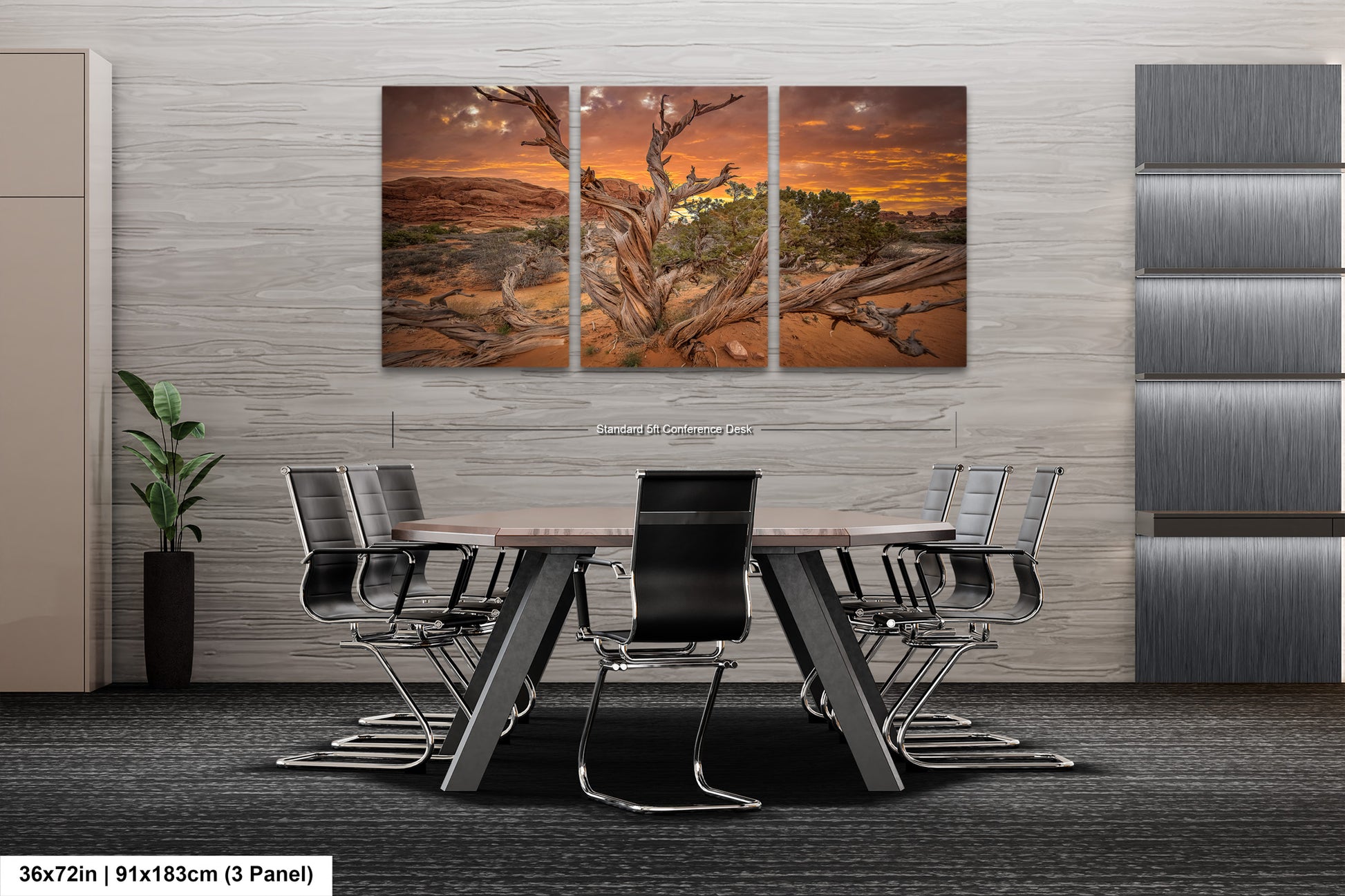 a dining room with a table and chairs