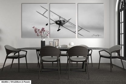 a black and white photo of a dining room