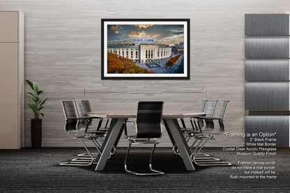 a picture of a dining room with a table and chairs