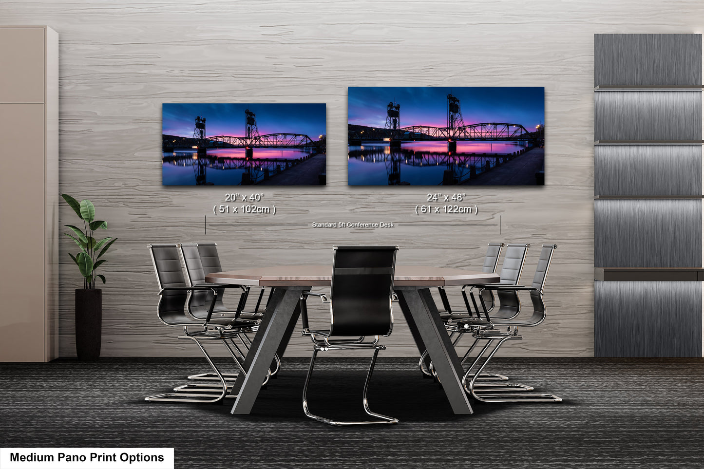 a dining room with a table and chairs