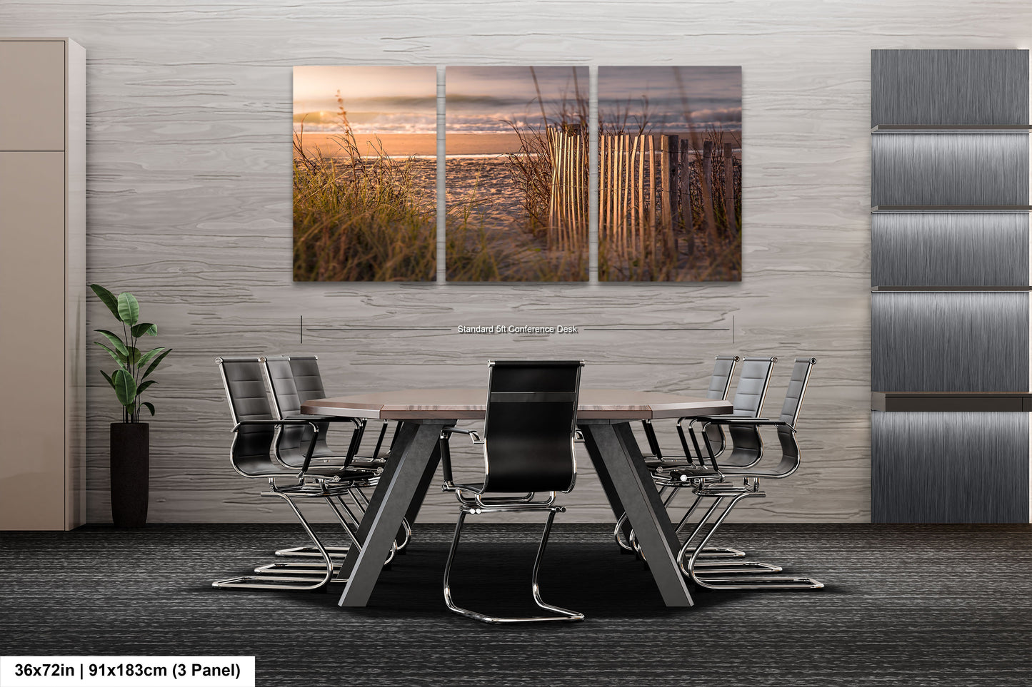 a dining room with a table and chairs