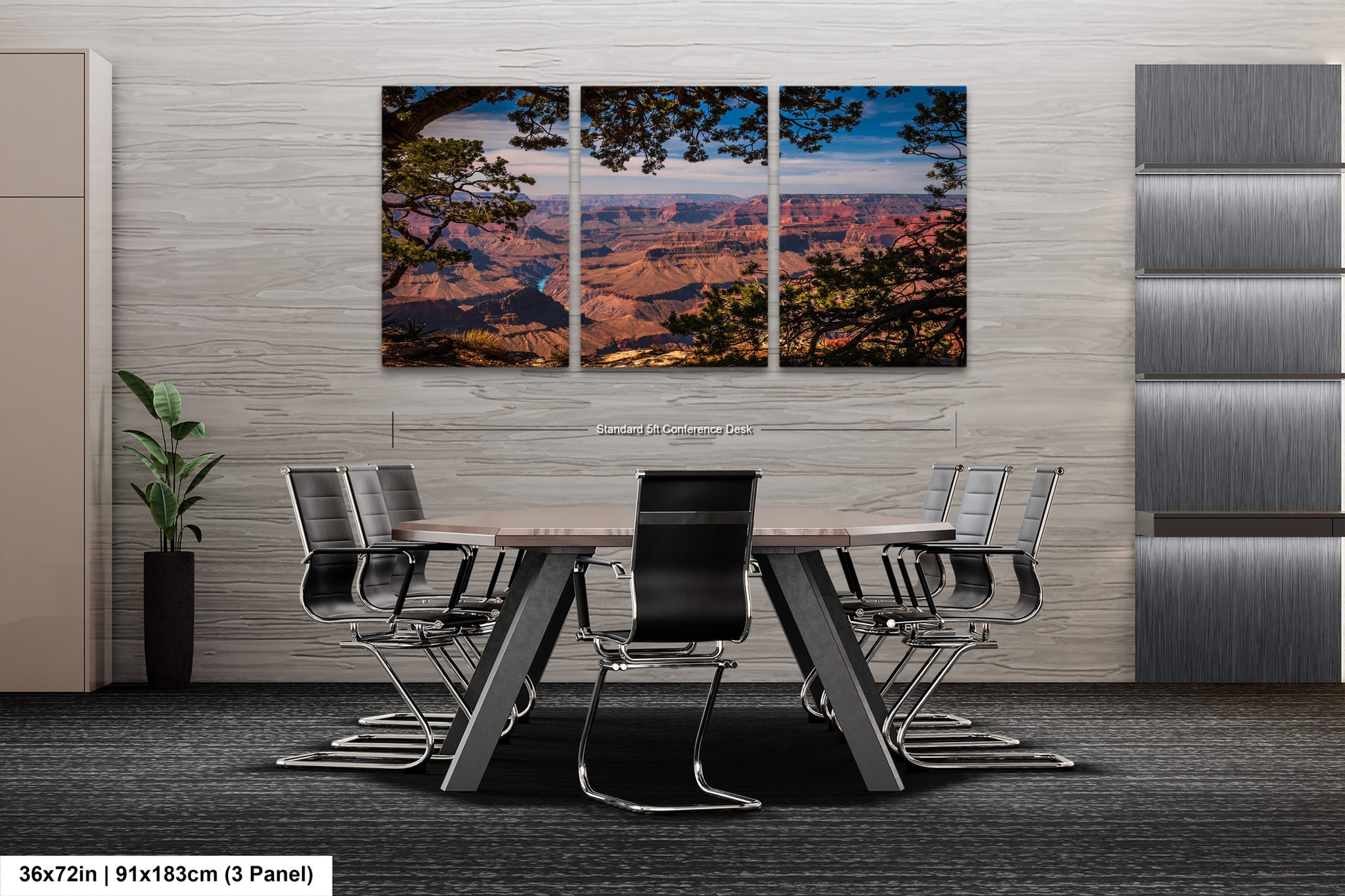 a dining room with a table and chairs