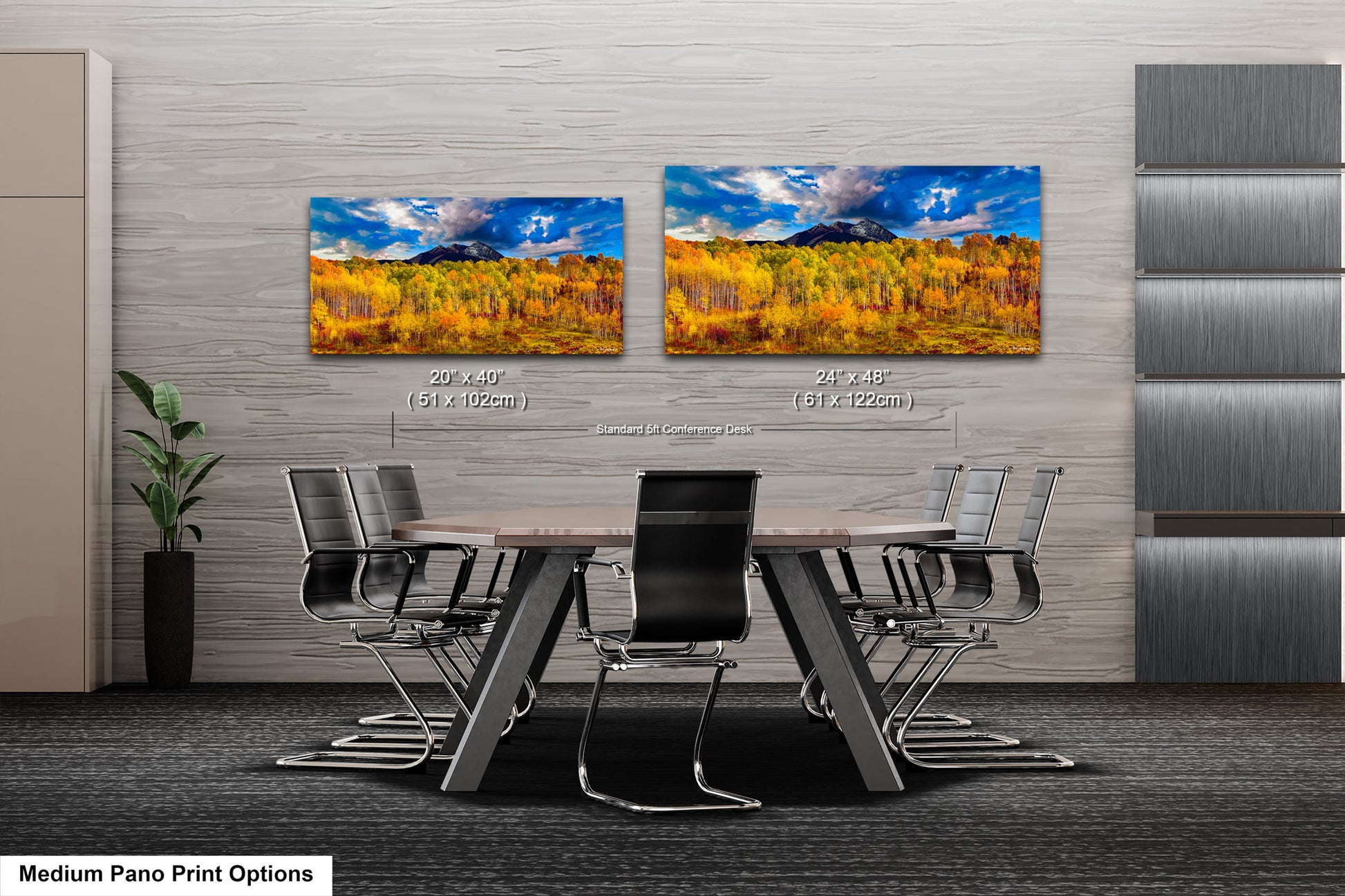 a dining room with a table and chairs