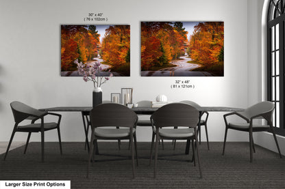 a dining room with a table and chairs