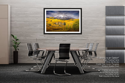a dining room with a table and chairs