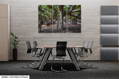 a dining room with a table and chairs