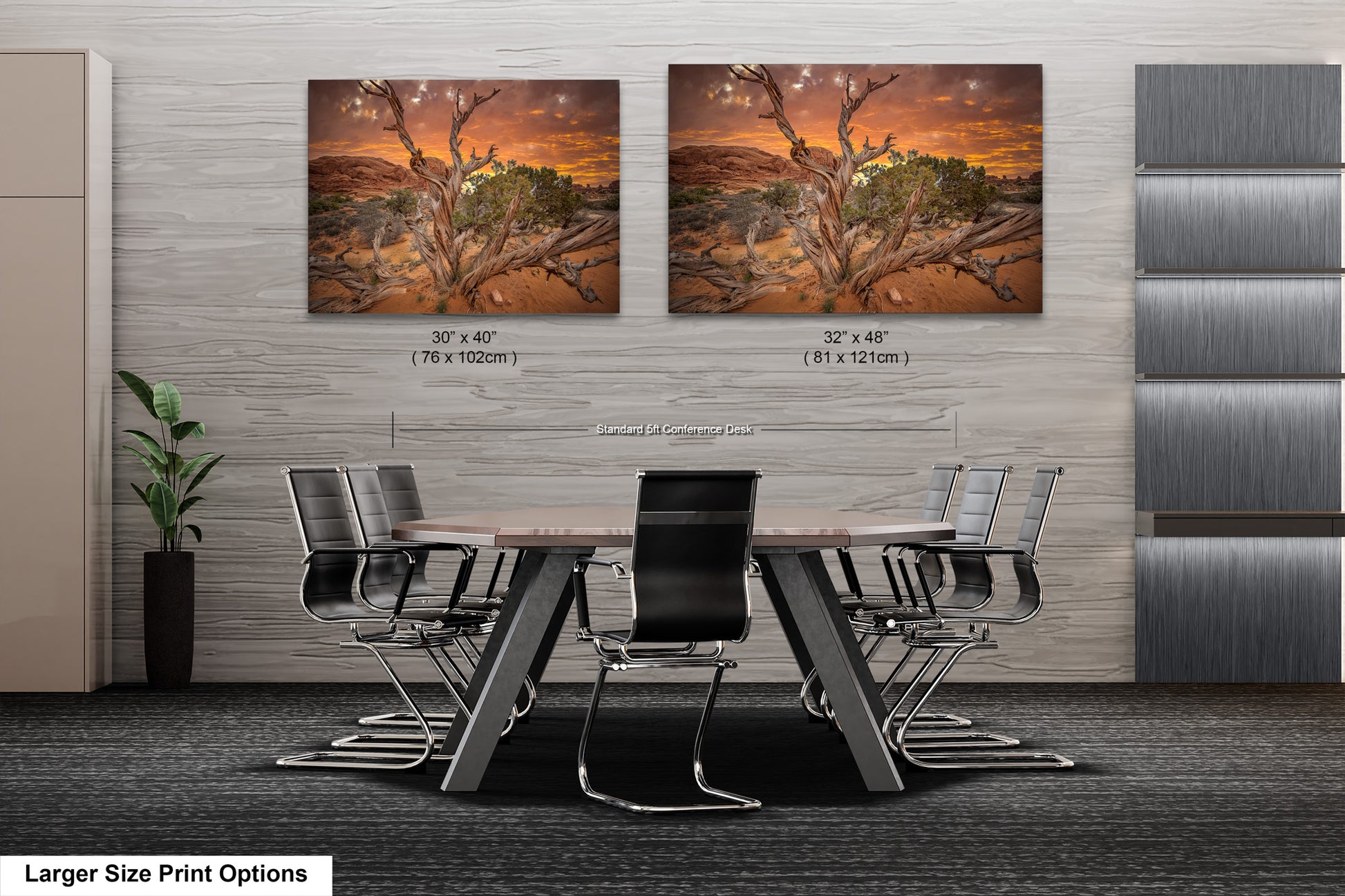 a dining room with a table and chairs