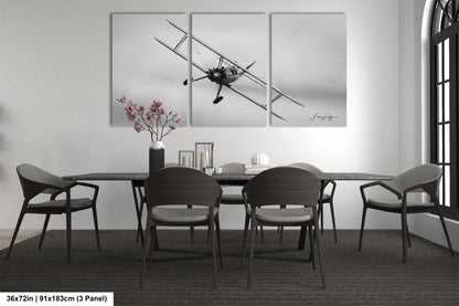 a black and white photo of a dining room table