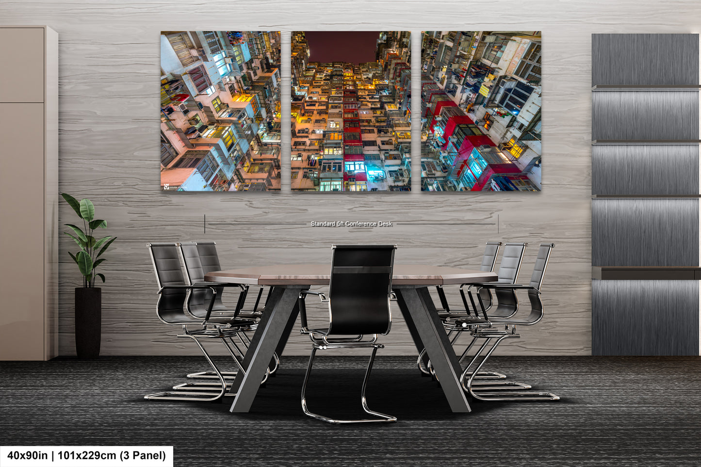 a dining room with a table and chairs