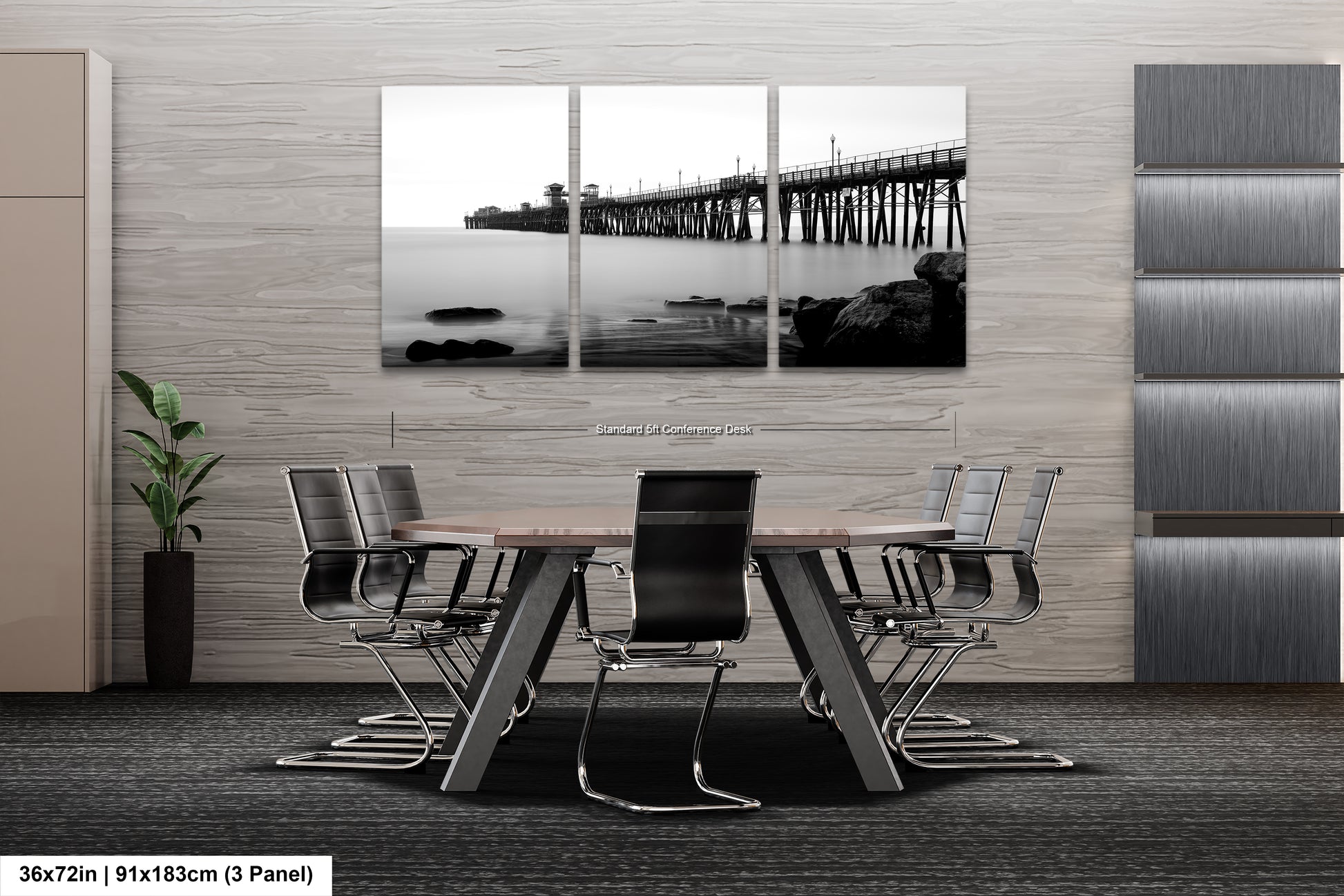 a dining room with a table and chairs