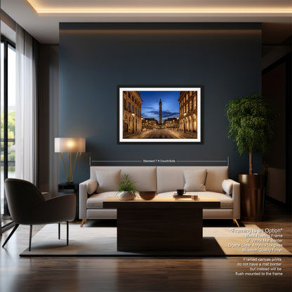 a living room with a couch and a table