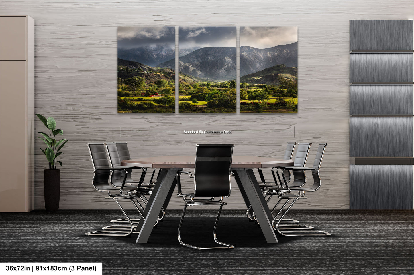 a dining room with a table and chairs