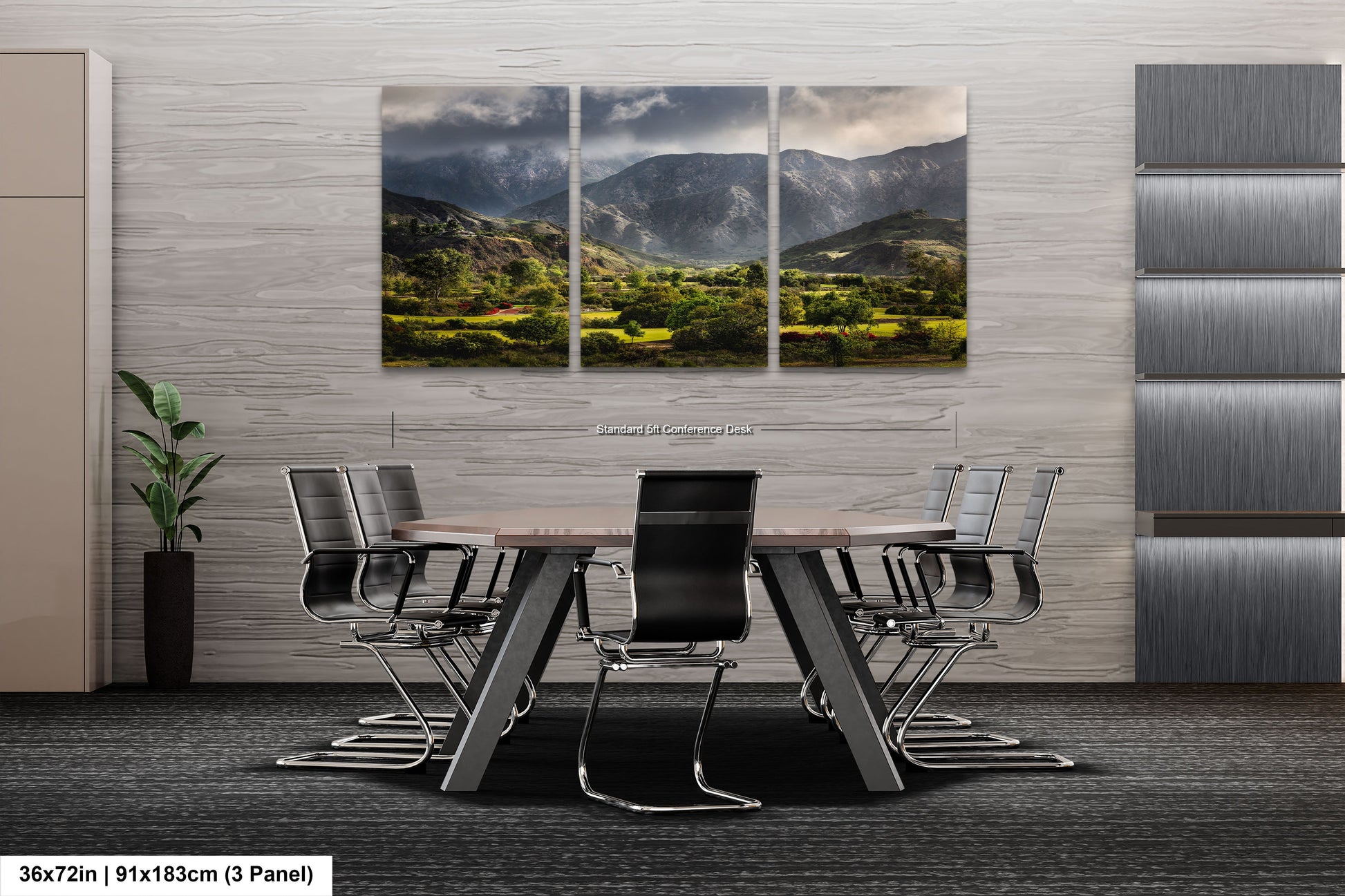a dining room with a table and chairs