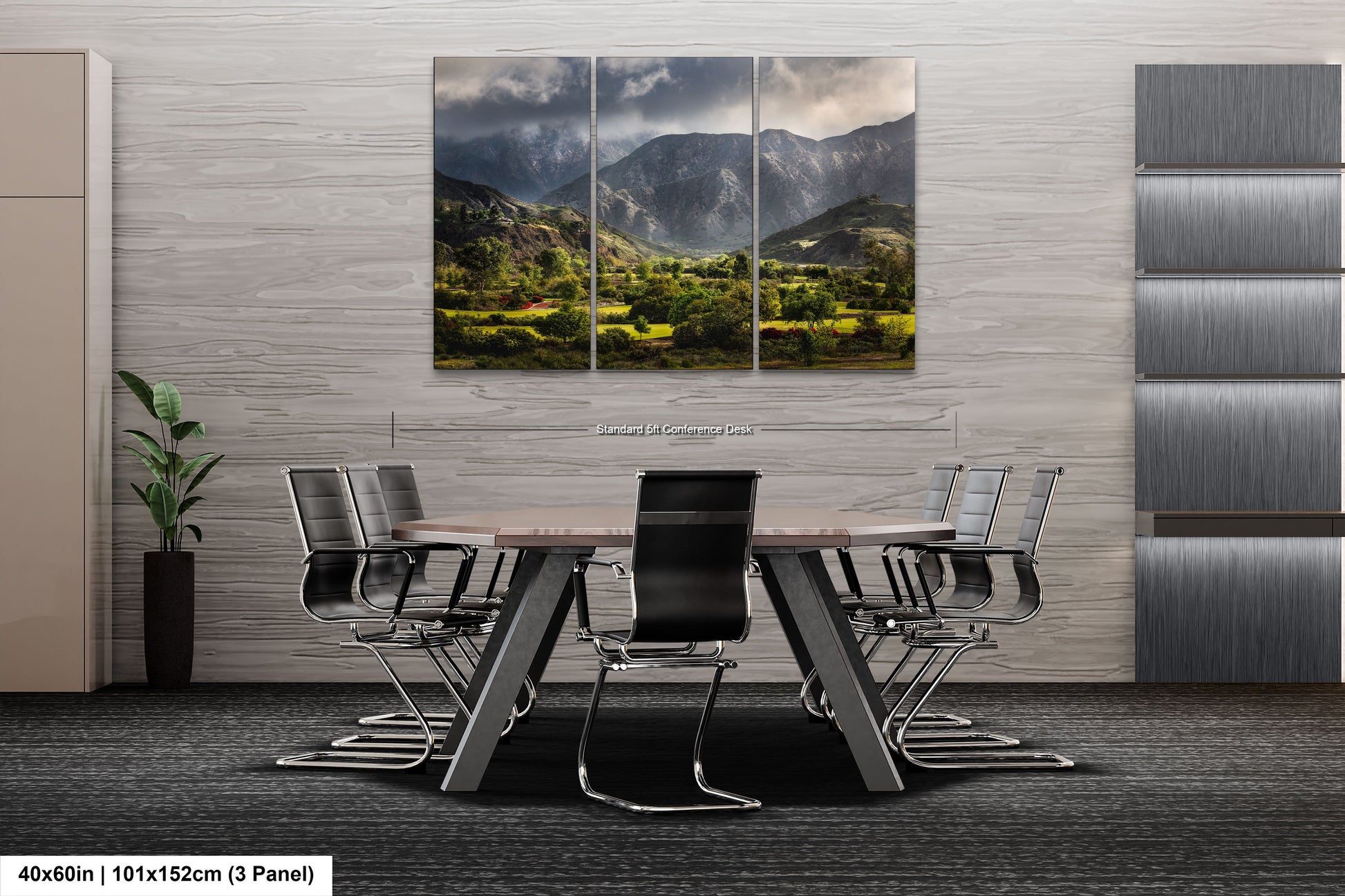a dining room with a table and chairs