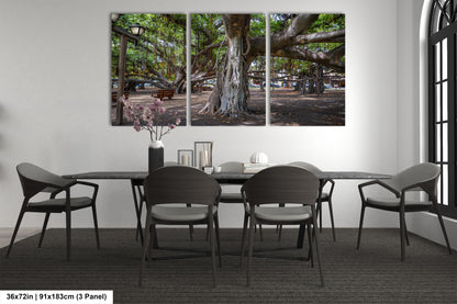 a dining room with a table and chairs