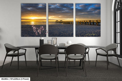 a dining room with a table and chairs