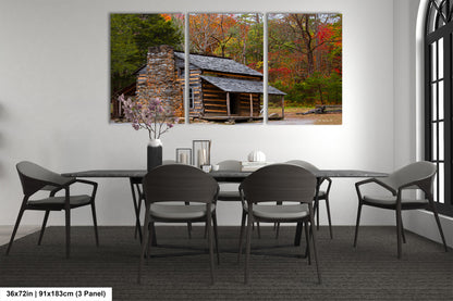 a dining room with a table and chairs