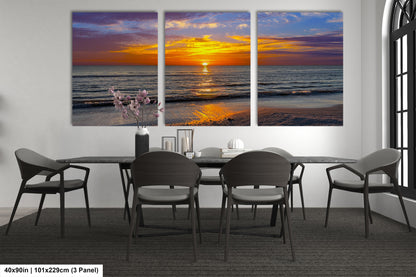 a dining room with a table and chairs