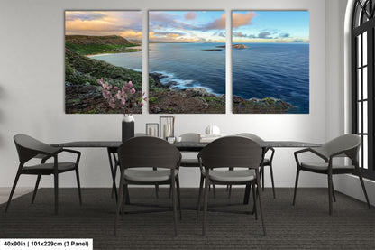 a dining room with a table and chairs